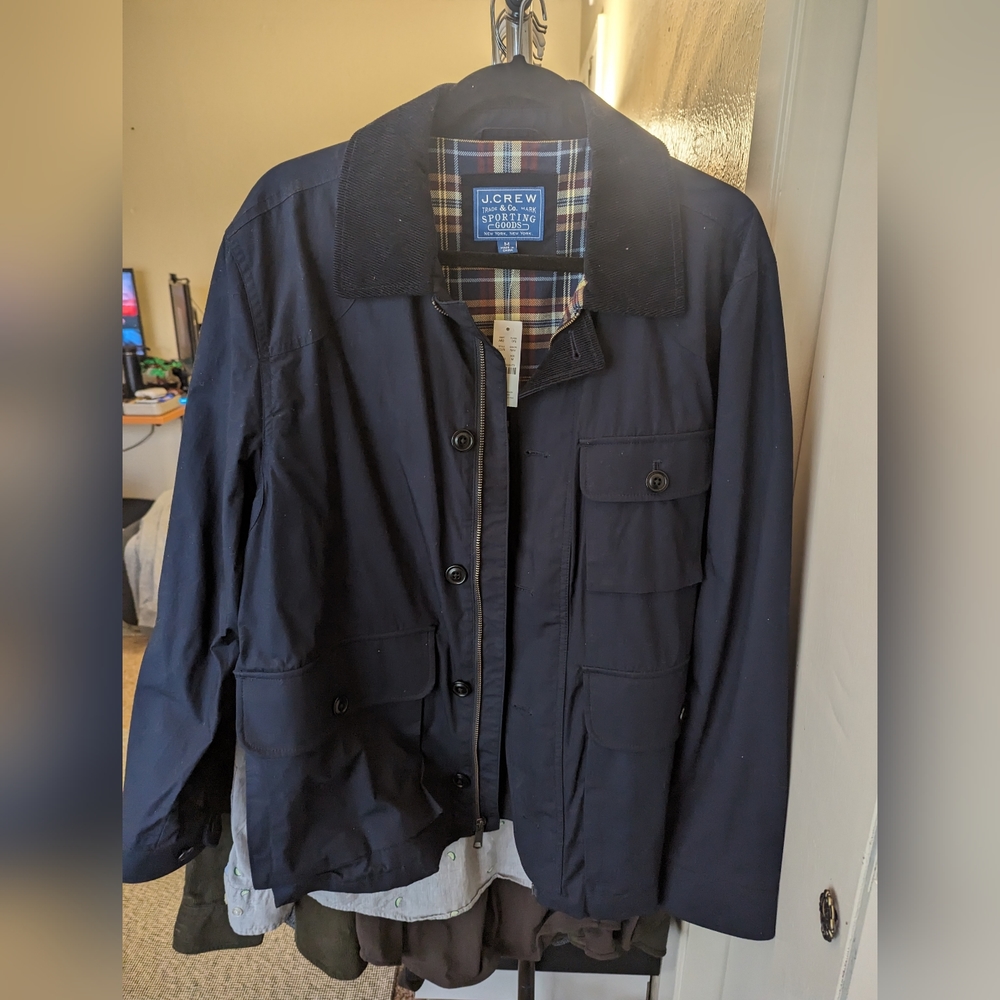 Jcrew field jacket navy